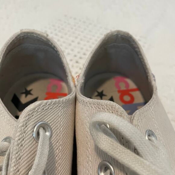 Converse platform rainbow Chuck Taylor All Star Sneakers 9.5 SHELF 5021 - Picture 7 of 8